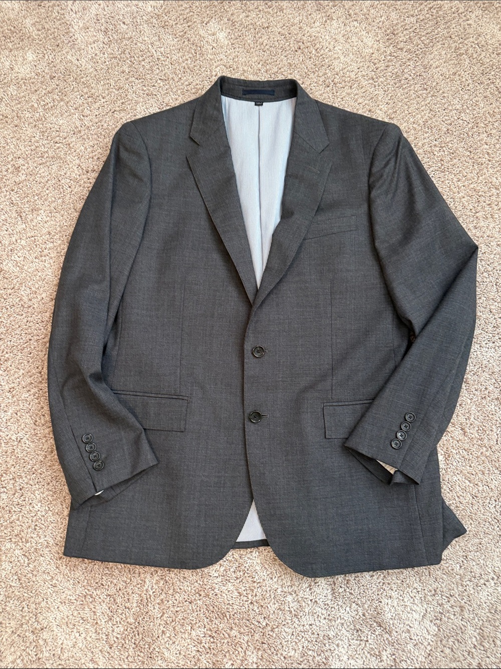 Men's Jcrew ludlow Charcoal Gray Two-Button Blazer